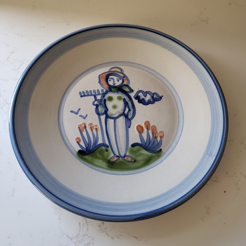 Vintage MA Hadley Plate
